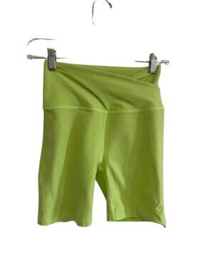 Beyond Yoga Crossover Bike Short Neon Yellow Athletic Size Small